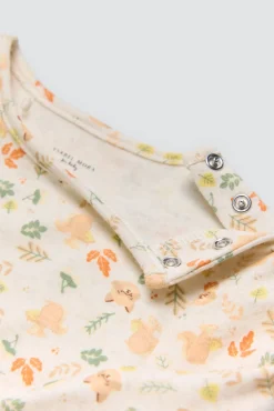 Conjunto bebé vestido peto y camiseta manga larga Autumn