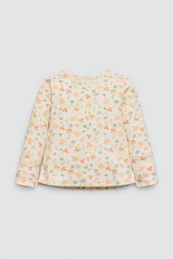 Conjunto bebé vestido peto y camiseta manga larga Autumn