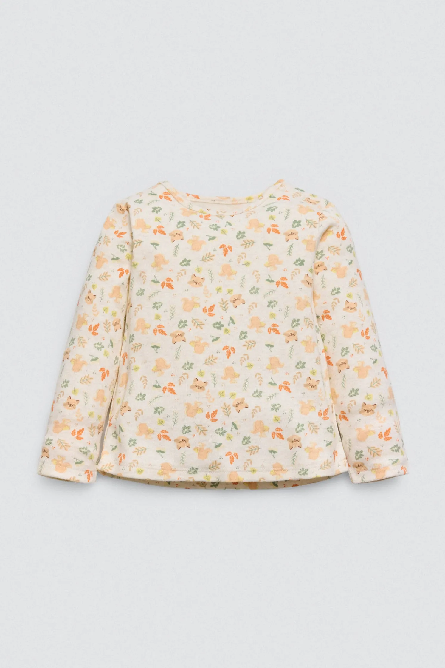 Conjunto bebé vestido peto y camiseta manga larga Autumn