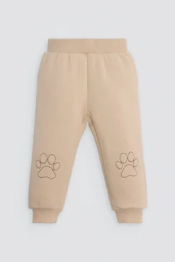 Conjunto chándal bebé estampado cara gato