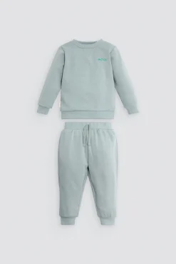 Conjunto chándal bebé manga larga ENJOY verde