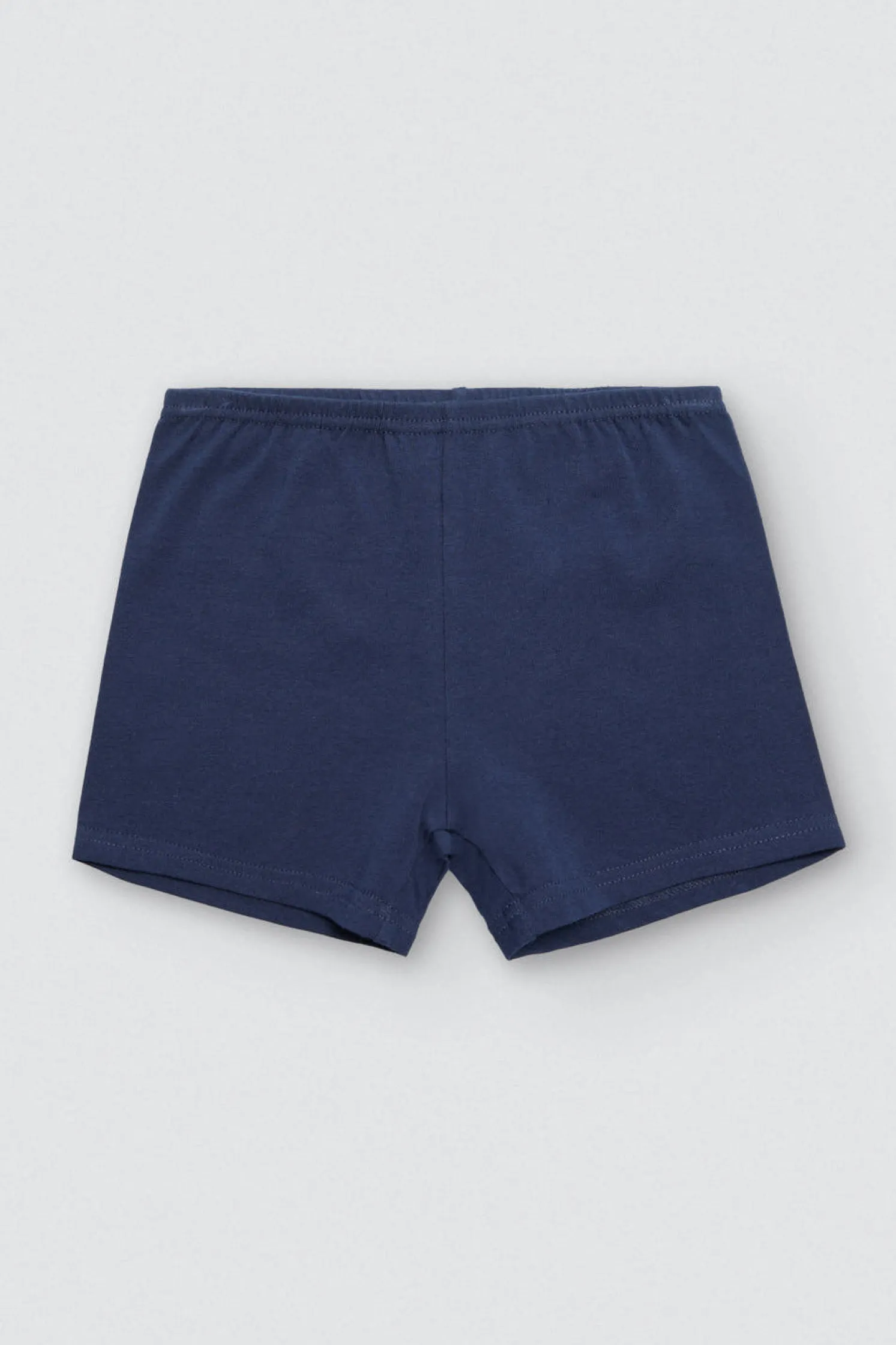 Culotte básico liso de algodón marino