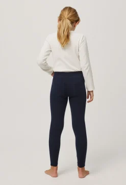 Leggings básicos de niña marino