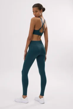 Leggings deportivos Compressive efecto push-up verde botella