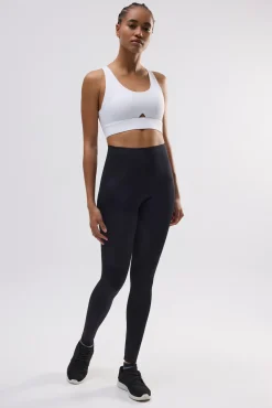 Leggings deportivos compressive largos vientre plano negro