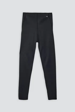 Leggings deportivos compressive largos vientre plano negro