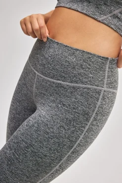 Leggings deportivos flare gris