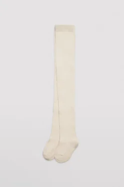 Leotardo clásico bebé beige
