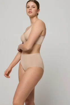 Pack 2 bragas altas básicas nude