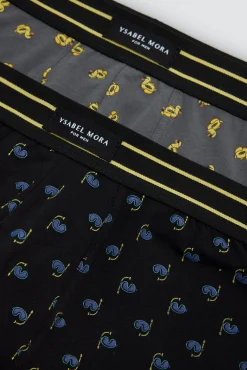 Pack 2 bóxers estampado gafas de buceo y patos