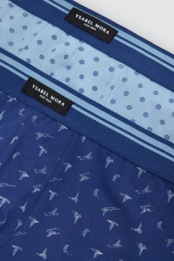 Pack 2 bóxers estampados náuticos
