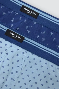 Pack 2 bóxers estampados náuticos