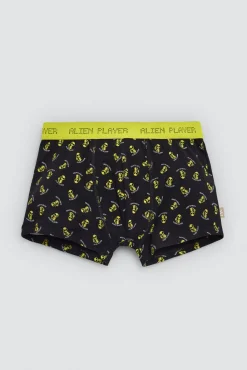 Pack 2 bóxers juveniles algodón estampados Alien