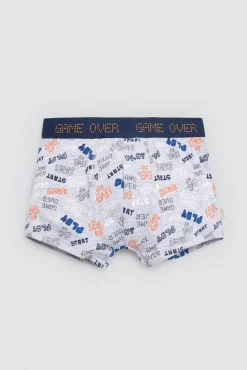 Pack 2 bóxers juveniles algodón estampados Gamer
