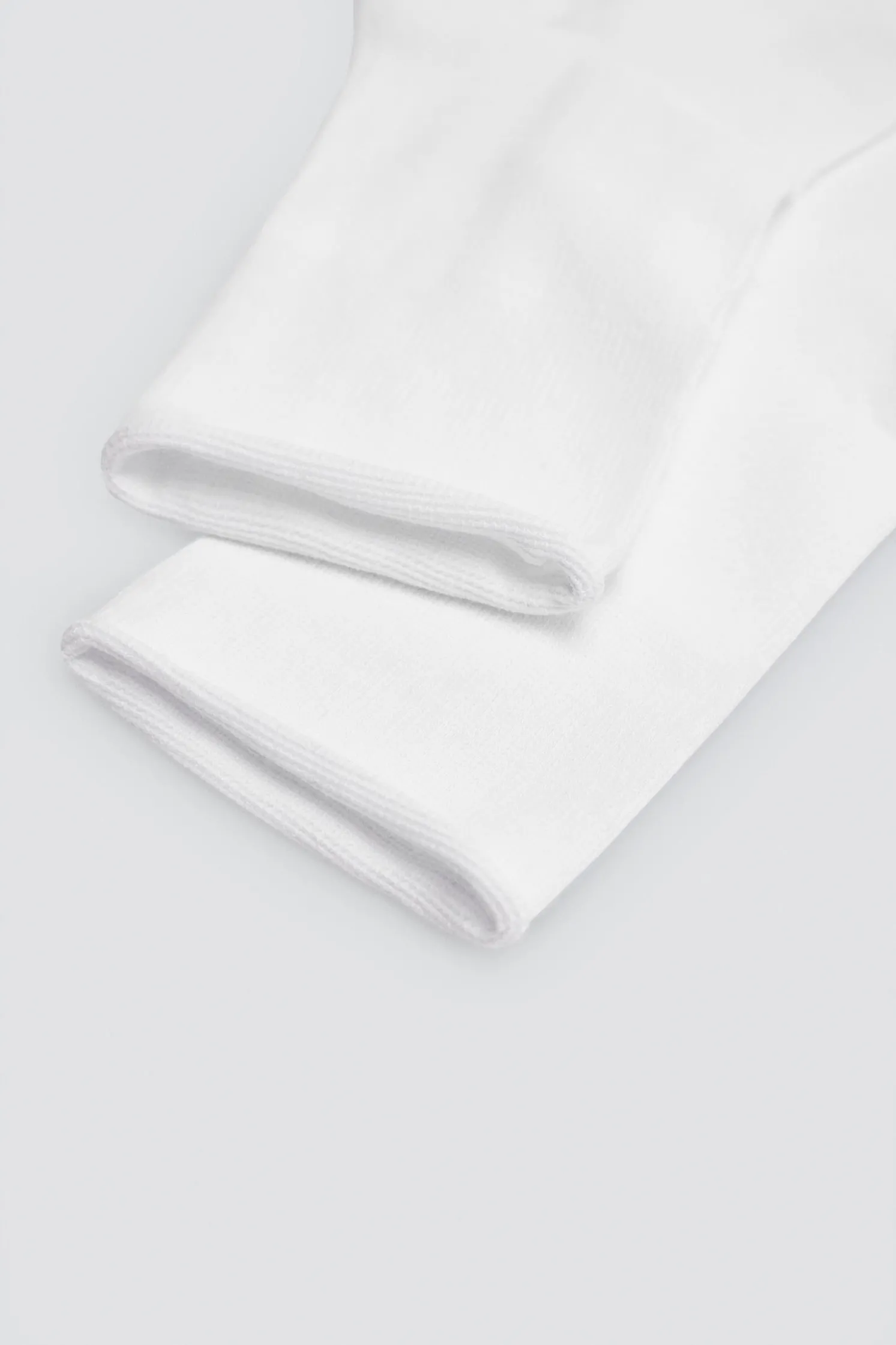 Pack 3 calcetines altos básicos lisos blanco