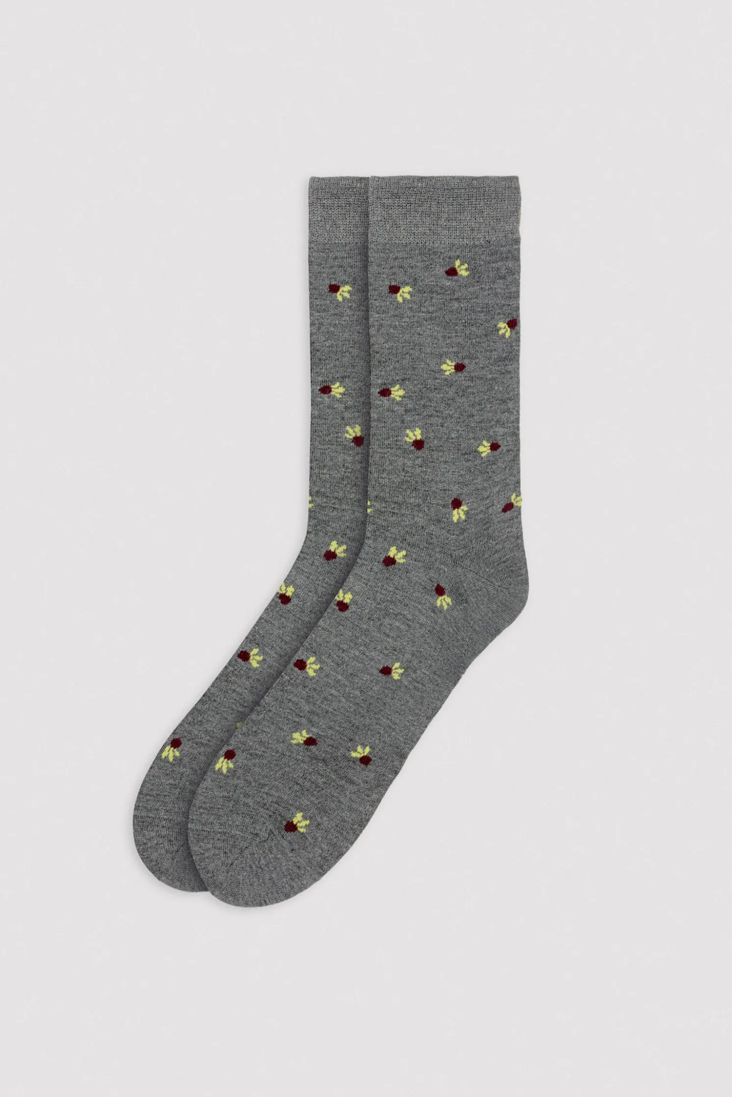 Pack 3 calcetines altos estampado frutas