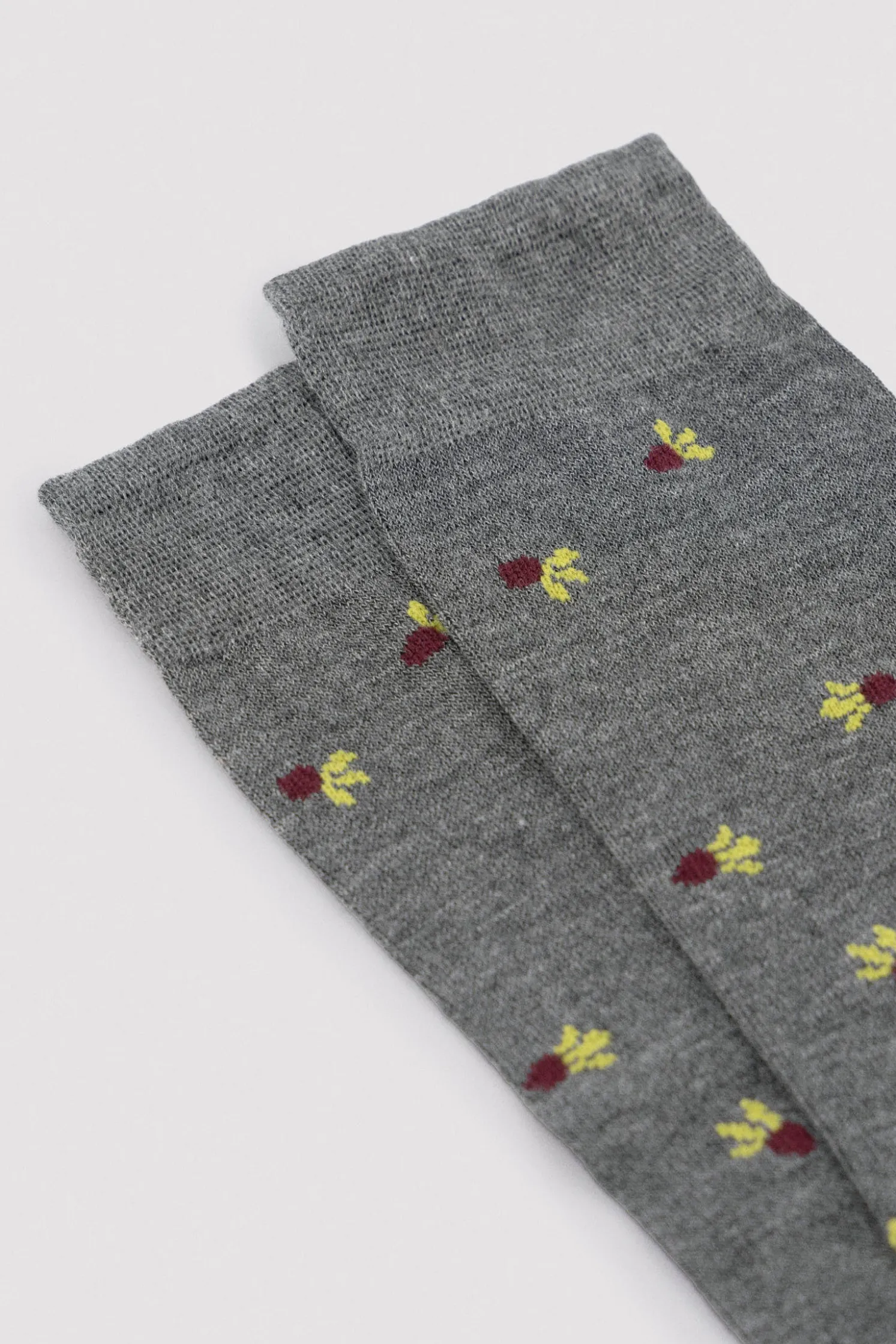 Pack 3 calcetines altos estampado frutas