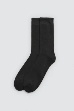 Pack 3 calcetines altos térmicos puño antipresión color negro
