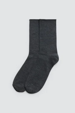 Pack 3 calcetines bambú cálidos sin puño tonos neutros