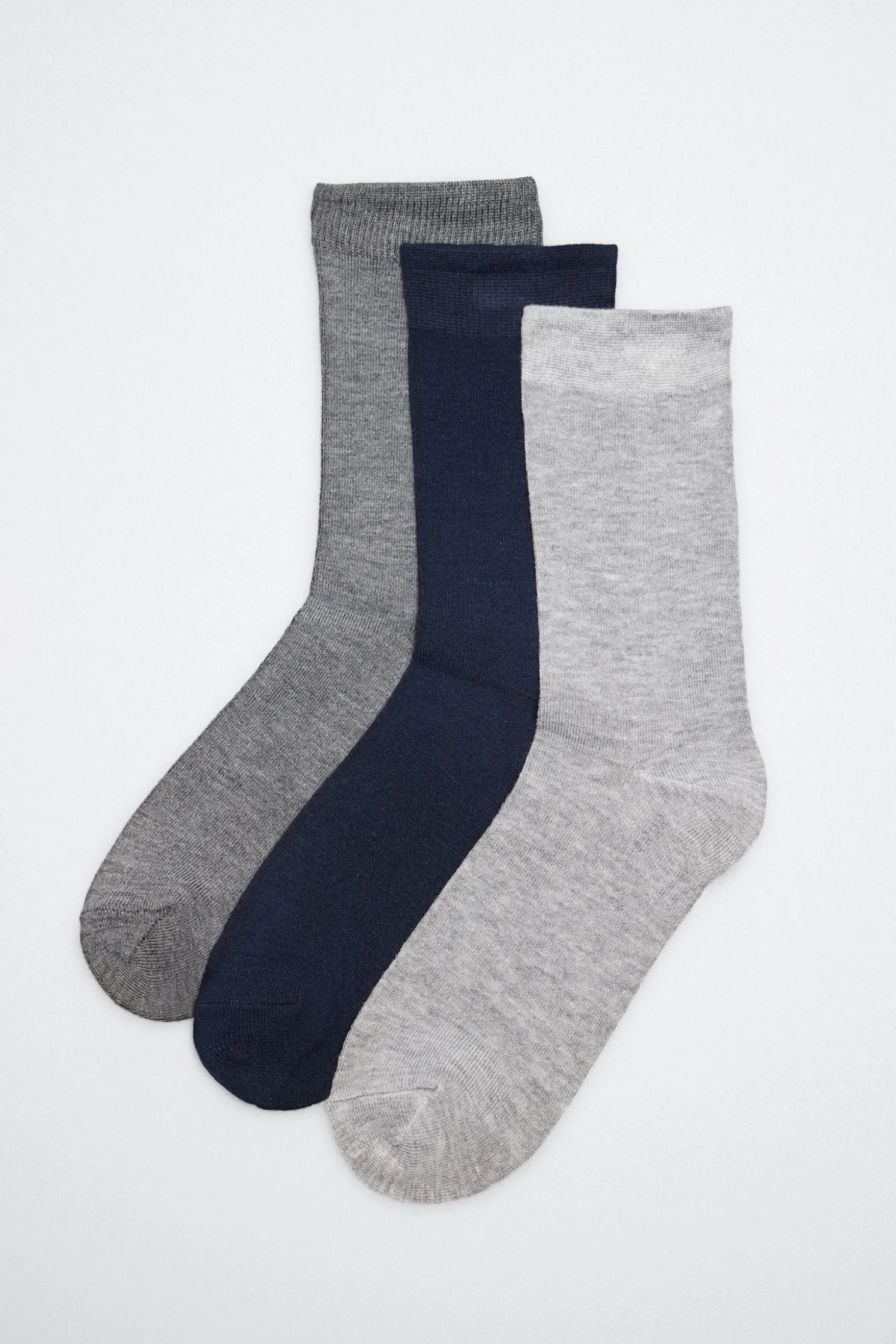 Pack 3 calcetines bambú colores neutros