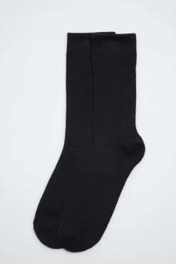 Pack 3 calcetines bambú negro