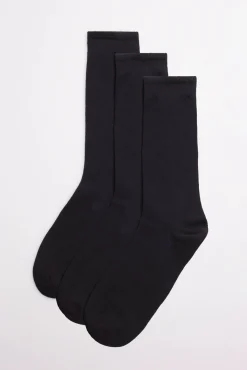 Pack 3 calcetines básicos hombre negro