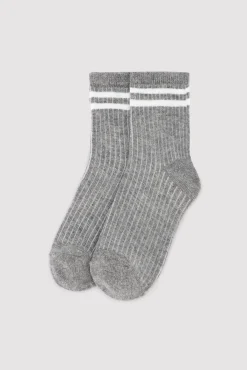 Pack 3 calcetines cortos infantiles detalle rayas