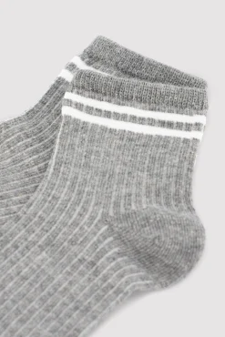 Pack 3 calcetines cortos infantiles detalle rayas