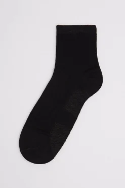 Pack 3 calcetines cortos transpirables negro
