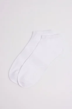 Pack 3 calcetines deportivos tobilleros blanco