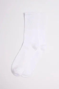 Pack 3 calcetines deportivos transpirables blanco