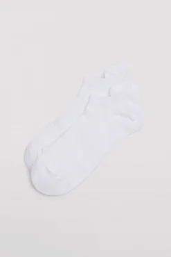 Pack 3 calcetines deportivos transpirables cortos blanco