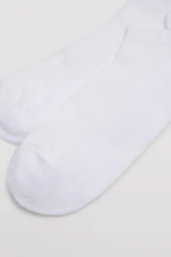 Pack 3 calcetines deportivos transpirables cortos blanco