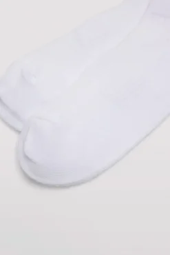 Pack 3 calcetines deportivos transpirables cortos blanco