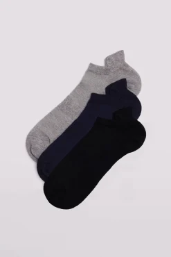 Pack 3 calcetines deportivos transpirables cortos surtidos