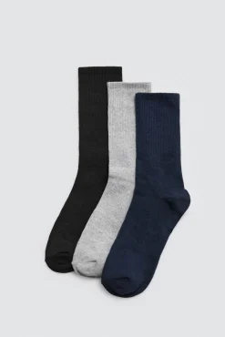 Pack 3 calcetines deportivos tonos oscuros