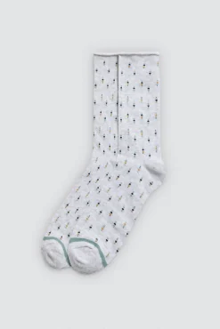 Pack 4 calcetines estampados sin puño