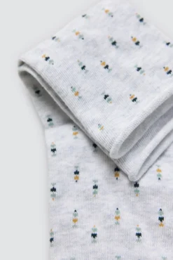 Pack 4 calcetines estampados sin puño