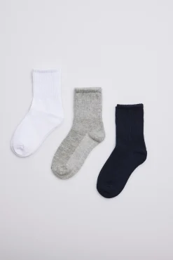 Pack 3 calcetines infantiles deportivos surtidos