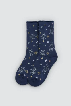 Pack 3 calcetines infantiles térmicos sin puño Sparkle