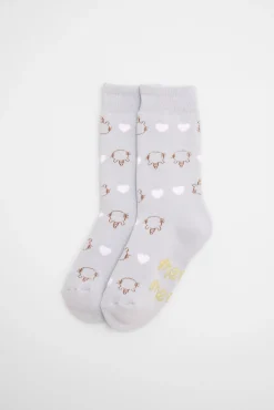 Pack 3 calcetines infantiles térmicos antideslizantes Meow