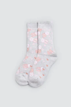 Pack 3 calcetines infantiles térmicos estampados Tea time