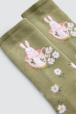 Pack 3 calcetines infantiles térmicos estampados Tea time
