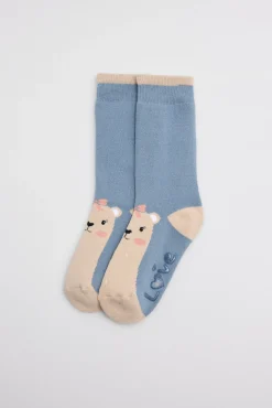 Pack 3 calcetines infantiles térmicos antideslizantes Love