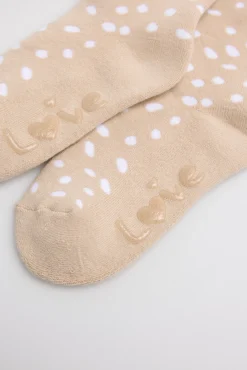 Pack 3 calcetines infantiles térmicos antideslizantes Love
