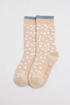 Pack 3 calcetines infantiles térmicos antideslizantes Love