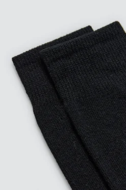 Pack 3 calcetines lana negro