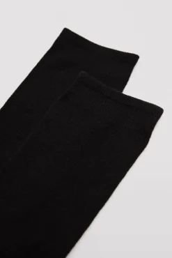 Pack 3 calcetines mujer básicos negro