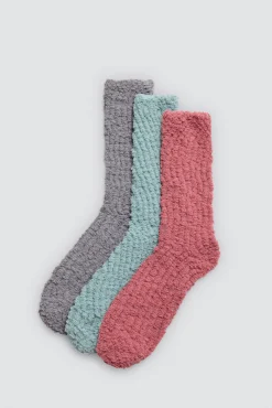 Pack 3 calcetines mujer extra suaves colores