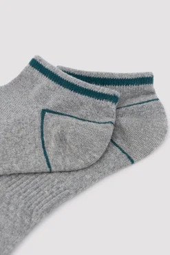Pack 3 calcetines tobilleros detalle raya contrastada